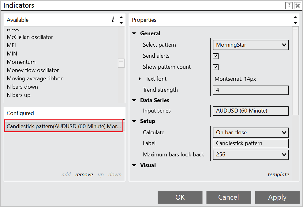 Adding a NinjaTrader Indicator