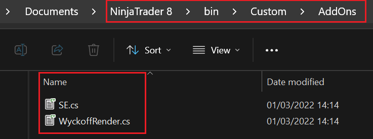 NinjaTrader add-on install