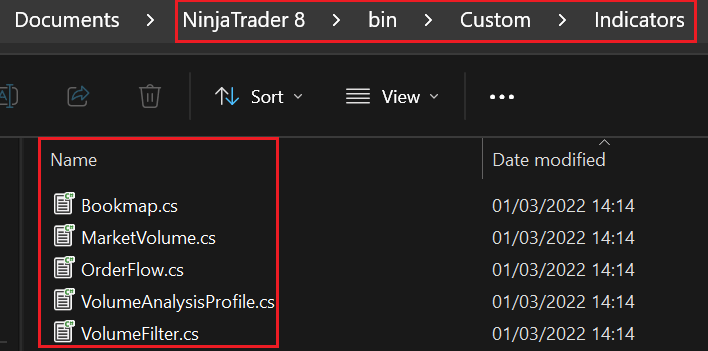 NinjaTrader indicator install